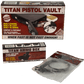 Titan Gun Safe Pistol Vault Bundle "Quick Access Vehicle Handgun Safe"