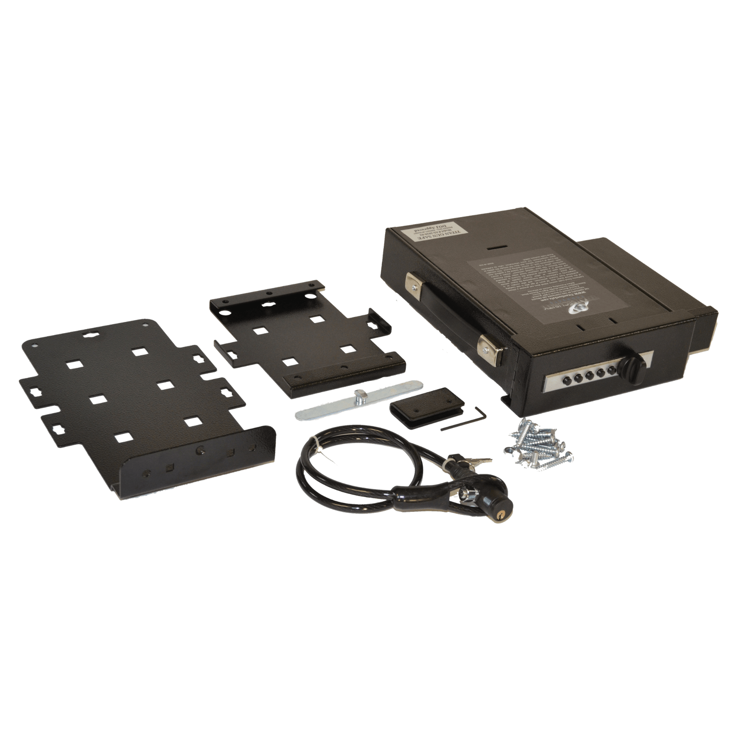 Titan Gun Safe Pistol Vault Bundle "Quick Access Vehicle Handgun Safe"